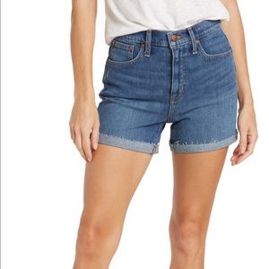 Madewell high waisted denim shorts size 29
